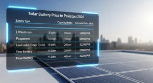 Read more about the article Solar Battery Price in Pakistan 2026: Latest Rates, Comparison, and Expert Buying Guide