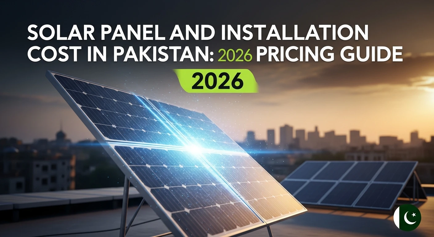 Read more about the article Solar Panel and Installation Cost in Pakistan| Complete 2026 Pricing Guide