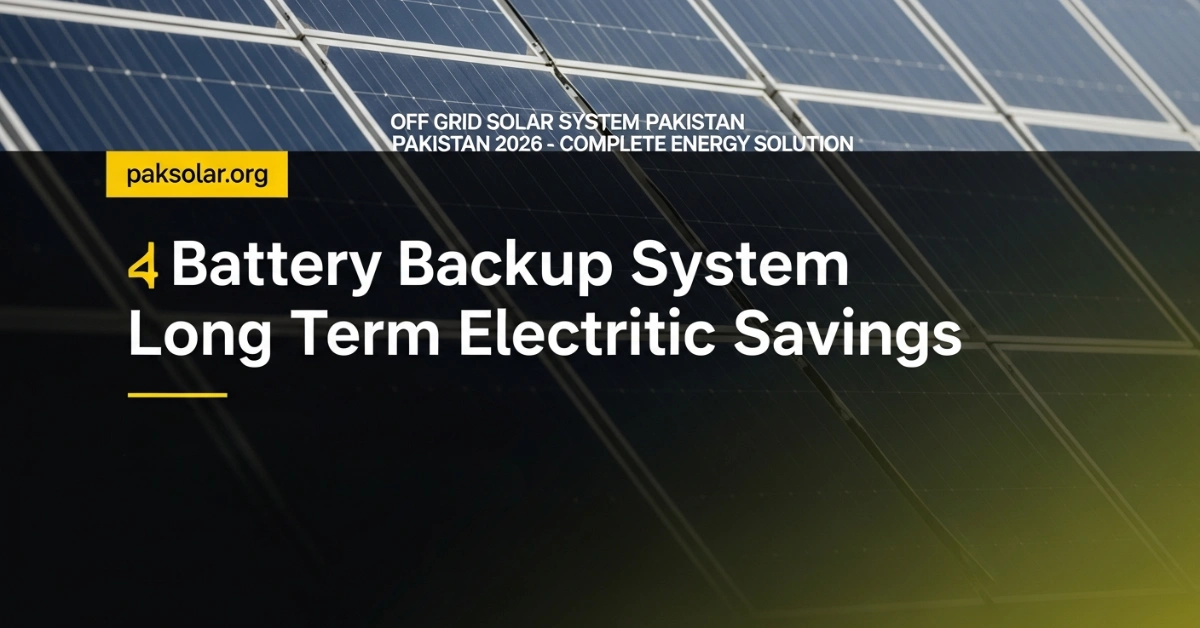 Read more about the article Off-Grid Solar Energy Pakistan 2026 – Full Setup, Cost & Benefits