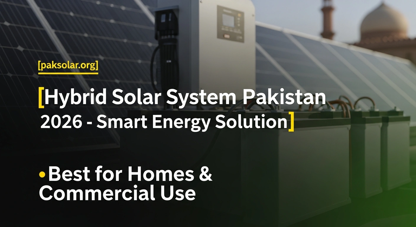 Read more about the article Hybrid Solar System Pakistan 2026: Cost, Benefits & Installation