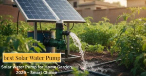 Read more about the article Solar Water Pump for Home Garden 2026 – Setup, Price & Benefits