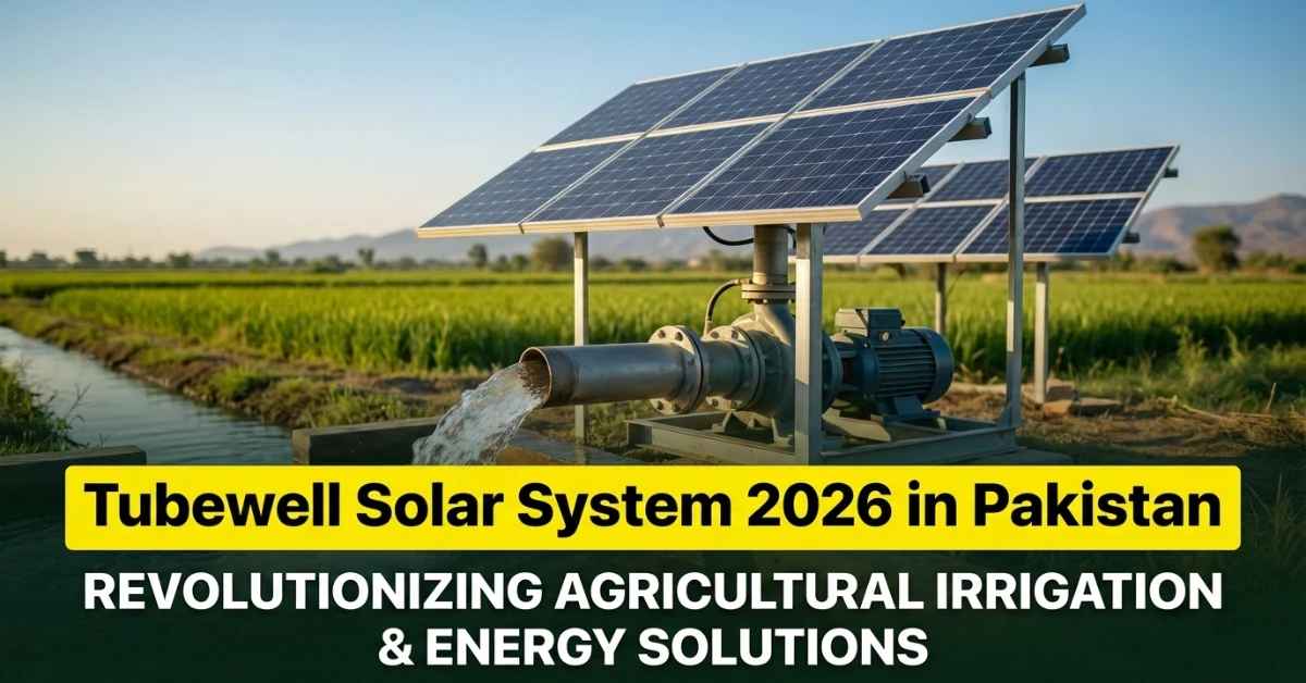 Read more about the article Tubewell Solar System 2026 in Pakistan: Agricultural Irrigation & Government Subsidy Scheme