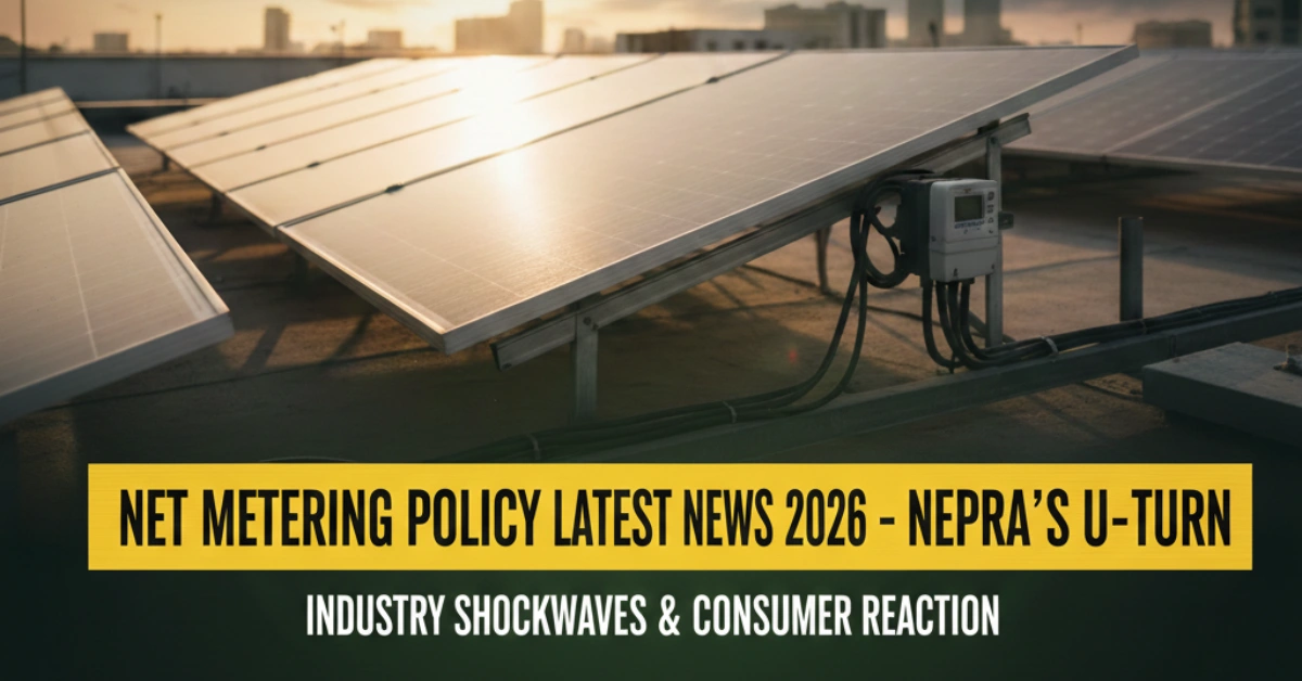 Read more about the article Net Metering Policy Latest News 2026: NEPRA’s U-Turn & PM’s Intervention