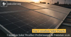 Read more about the article Canadian Solar Weather Performance in Pakistan: 2026 In-Depth Review